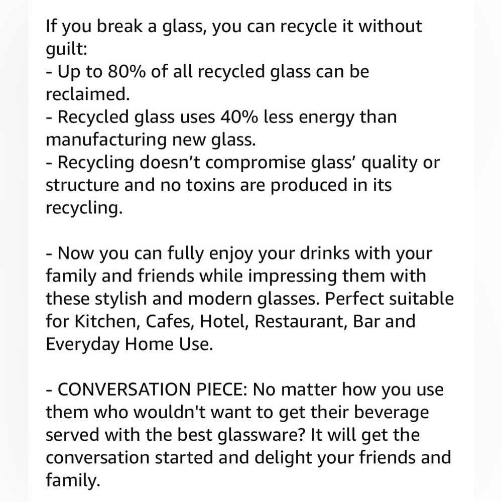 Bubble Glass Tumbler Set of 6 - Picture 12 of 14